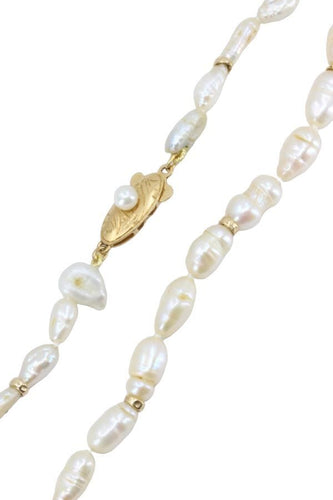 Collier COLLIER ANCIEN PERLES DE RIVIÈRE BAROQUE 58 Facettes 057541