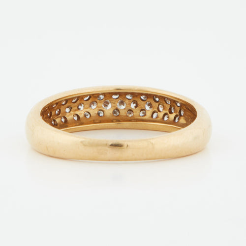 Bague 55 Bague Or jaune Diamants 58 Facettes REF 10036/16