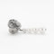Boucles d'oreilles Pendants d'oreilles perles et diamants sur or gris 58 Facettes