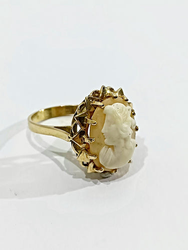 Bague 55 Bague Camée Or Rose 58 Facettes 3088/1