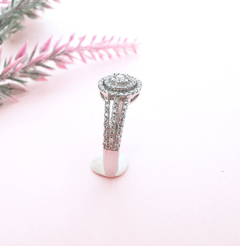 Bague 54.5 Bague Or Diamants 58 Facettes AA 1621