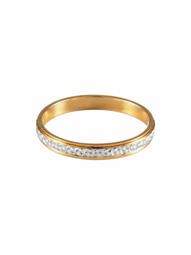 Bague ALLIANCE DEUX ORS 58 Facettes AL186