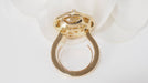 Ring 52 Chaumet ring in yellow gold, rutilated quartz and diamonds 58 Facettes 31955
