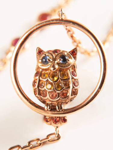 Collier Sautoir BOUCHERON motifs oiseaux 58 Facettes