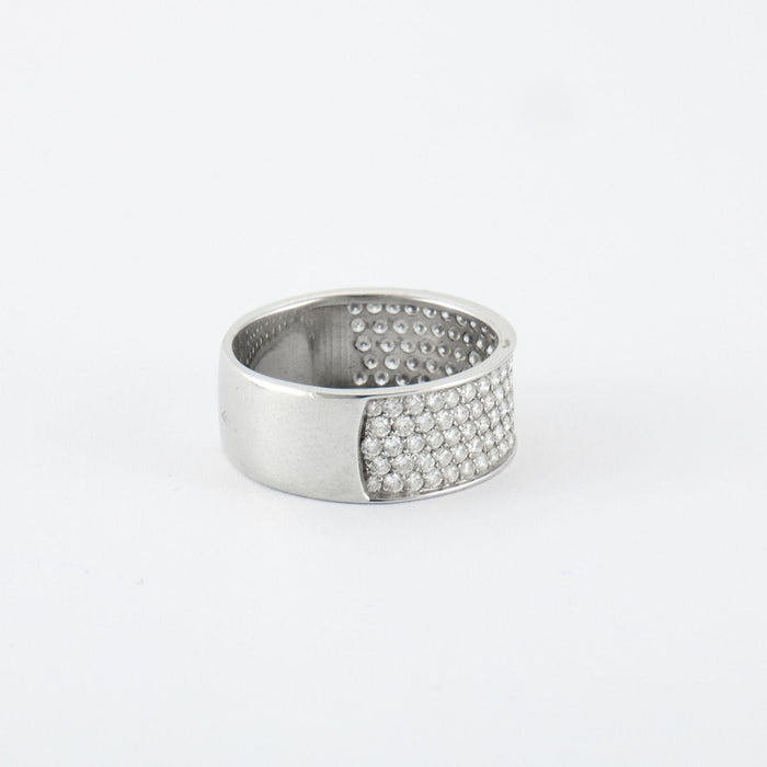 Bague Bague en or blanc & diamants 58 Facettes