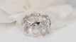 Bague 57 Bague collection C Cartier Or blanc Diamants 58 Facettes 32212