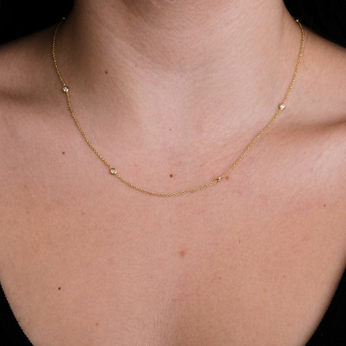 Collier Collier Or jaune Diamants 58 Facettes