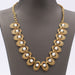 Necklace Gold necklace with pearls 58 Facettes E358958A