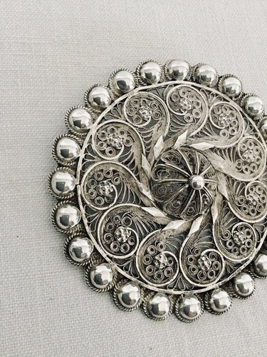 Broche Broche orientaliste Argent 58 Facettes