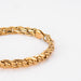 Bracelet Bracelet in yellow gold, articulated braided mesh 58 Facettes EL2