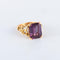 Bague Bague fils d'or Améthyste 58 Facettes