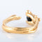 Bague 52.5 Petite Bague Gilbert Albert bille noire 58 Facettes