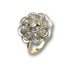 Ring Art Deco design ring from the period 1930-1935 in 18 kt gold with diamonds 58 Facettes Q754A