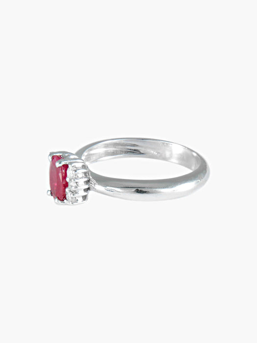 Bague 52 Bague Rubis et Diamants 58 Facettes