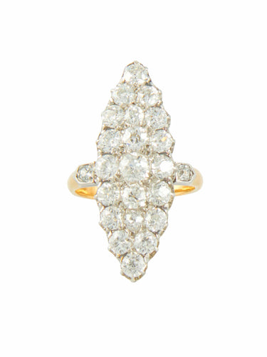 Bague 48 BAGUE MARQUISE OR ET DIAMANTS 58 Facettes 130076