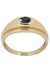 SAPPHIRE BANGLE RING 58 Facettes 042761