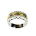 Ring Pavement Diamond Ring 2 golds 58 Facettes 20400000652