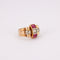 Bague 57 Bague Tank Diamants Rubis 58 Facettes