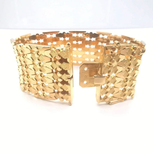 Bracelet Yellow gold cuff bracelet 58 Facettes