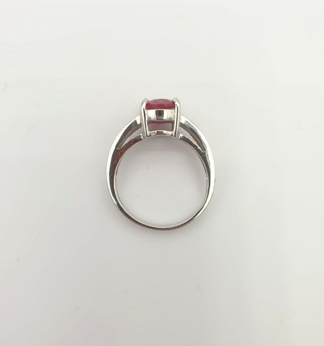 Bague 54 Bague vintage rubis diamants 58 Facettes