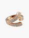 Ring Trio Ring Rose Gold and Diamonds 58 Facettes
