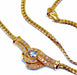 Necklace Central diamond motif necklace 58 Facettes AB233