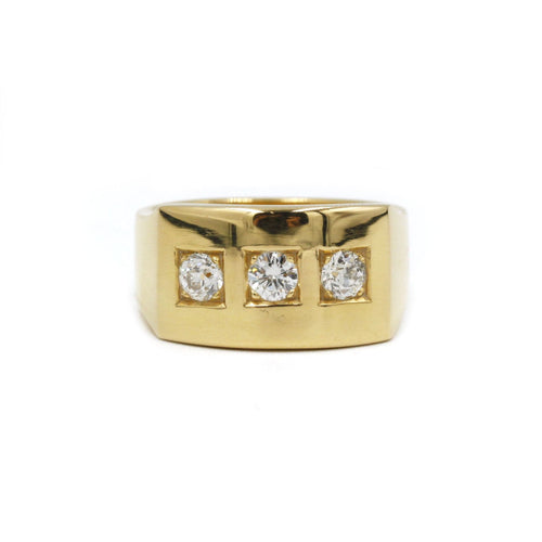 Bague 64 Bague Or Et 3 Diamants 58 Facettes 220235R