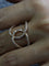 Bague 54 Bague diamant double knott or jaune 58 Facettes P14