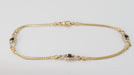 Bracelet 18.5cm Bracelet in Yellow Gold & Sapphires 58 Facettes 32141