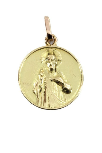 Pendentif MÉDAILLE RELIGIEUSE SIGNÉE AUGIS-MAZZONI 58 Facettes 045141