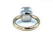 POMELLATO ring. Nudo classic collection, 2 gold and white topaz ring 58 Facettes