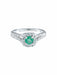 Bague 52 Bague Emeraude Diamants 58 Facettes