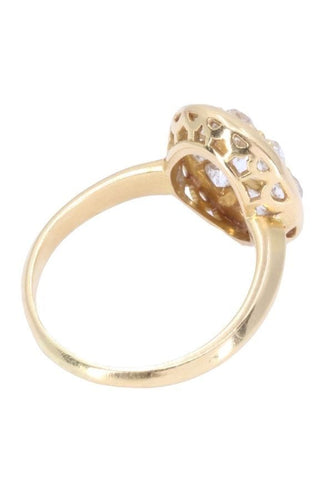 Bague 55 BAGUE ANCIENNE PAVAGE DIAMANTS 58 Facettes 066341