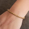 Bracelet CARTIER - Bracelet maille "grain d'avoine" en or jaune 58 Facettes