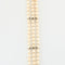Bracelet Bracelet manchette 3 rangs Perles  Saphirs 58 Facettes