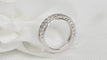 Bague 49.5 Demi alliance or blanc diamants 1ct 58 Facettes 30547