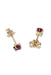 Red spinel stud earrings, yellow gold 58 Facettes 063361