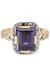 Ring OLD AMETHYST AND DIAMOND RING 58 Facettes 044651