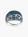 Bague 52 Bague Boule Pavage Saphirs 58 Facettes