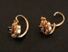 Antique Verneuils Fine Pearl And Sapphire Sleeper Earrings. 58 Facettes 1043285
