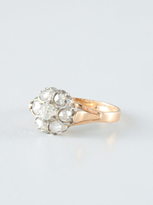 Bague 55 Bague Roses de diamants 58 Facettes