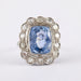 Ring 53 Ring 1930 Sapphire Diamonds 58 Facettes