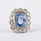 Bague 53 Bague 1930 Saphir Diamants 58 Facettes