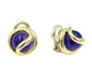 GILBERT ALBERT earrings. Pair of yellow gold earrings 58 Facettes