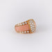 50.5 Van Cleef & Arpels Ring - Vintage Pink Jade Diamonds Ring 58 Facettes