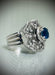 Ring 53 Sapphire and Diamond Lace Ring 1950 58 Facettes