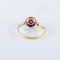 Bague 55 Bague rubis diamant ancienne 58 Facettes