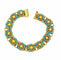 Bracelet Bracelet ethnique en or jaune et turquoises 58 Facettes