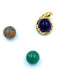 GILBERT ALBERT pendant. Yellow gold pendant and interchangeable balls 58 Facettes