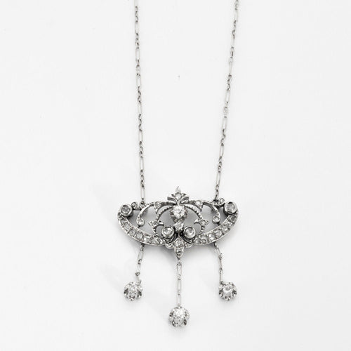 Collier Collier Négligé Diamants 58 Facettes